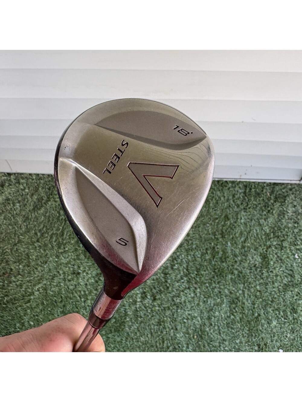 TaylorMade V Steel Fairway Wood 5 Wood 5W 18° Steel Regular Right 42.0in